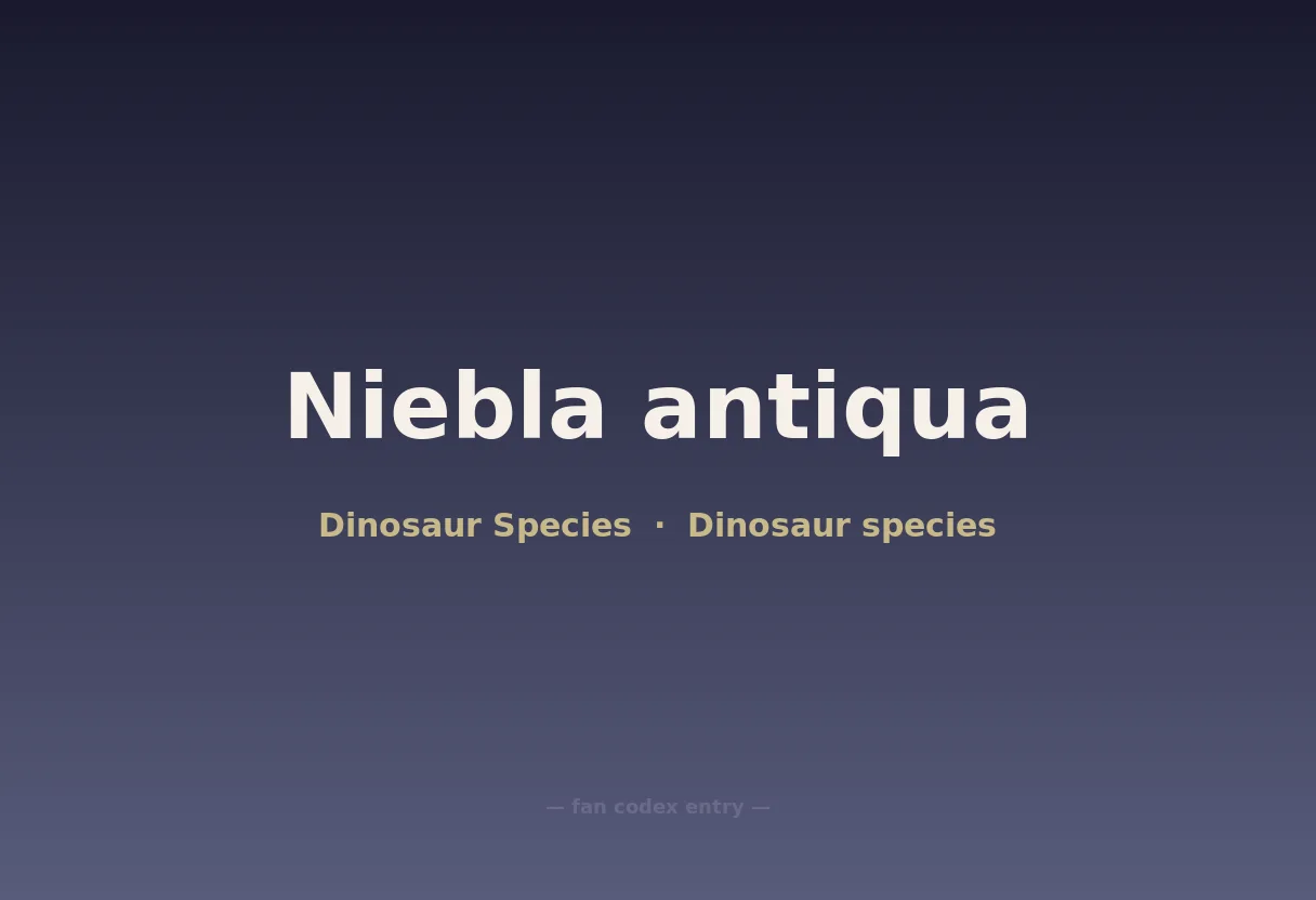 Niebla antiqua