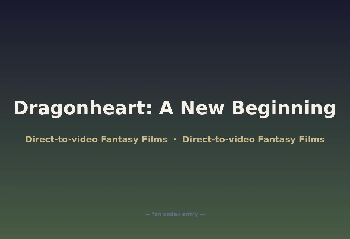 Dragonheart: A New Beginning