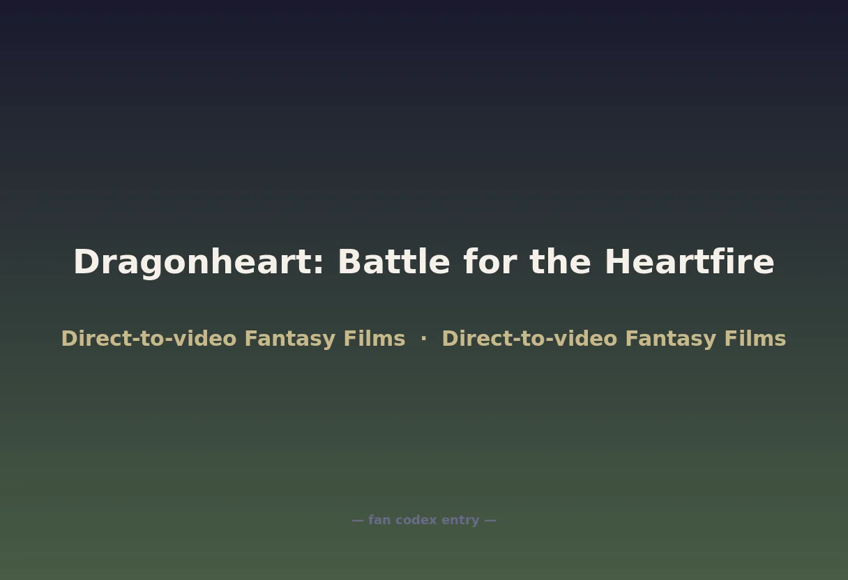 Dragonheart: Battle for the Heartfire
