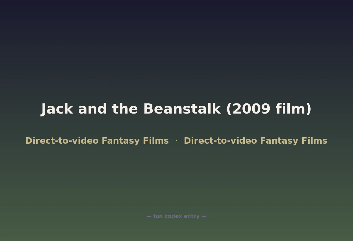 Jack and the Beanstalk (2009 film)