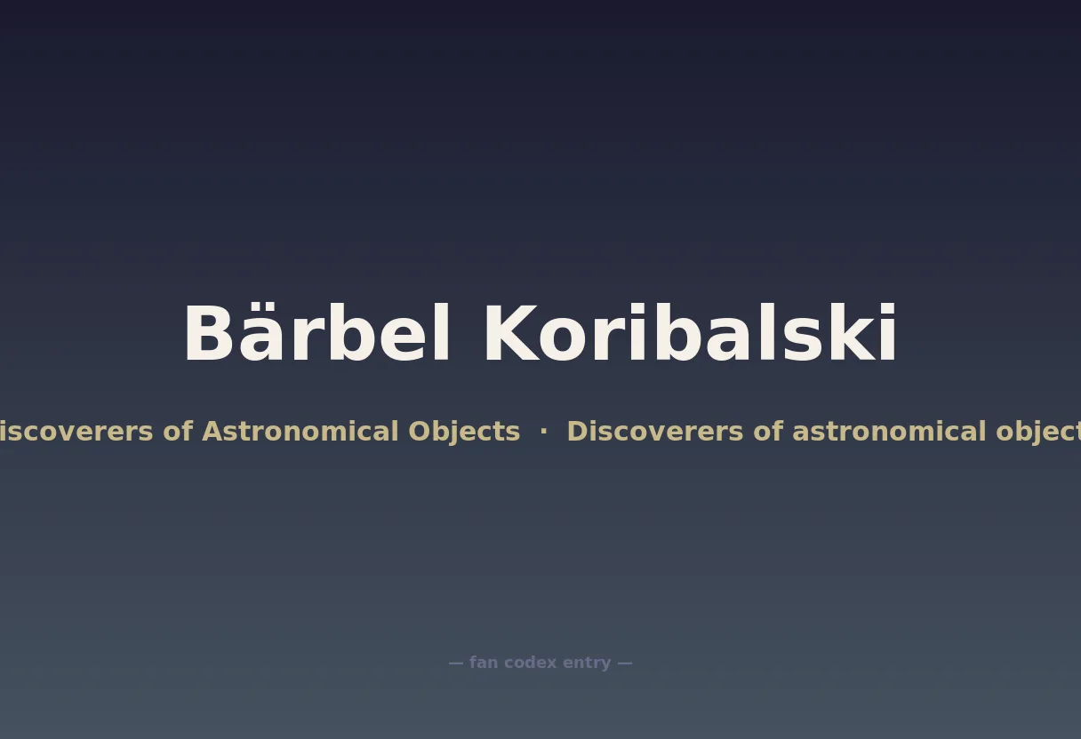 Bärbel Koribalski
