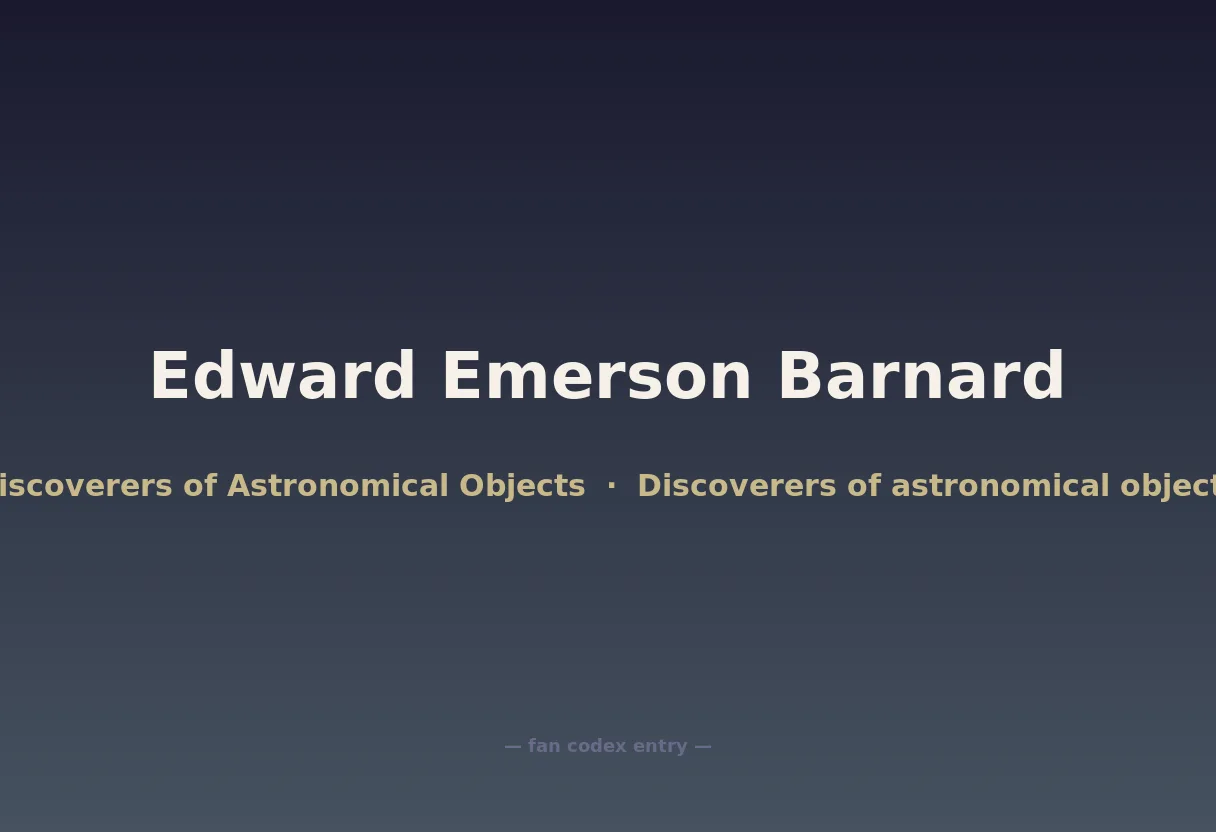 Edward Emerson Barnard