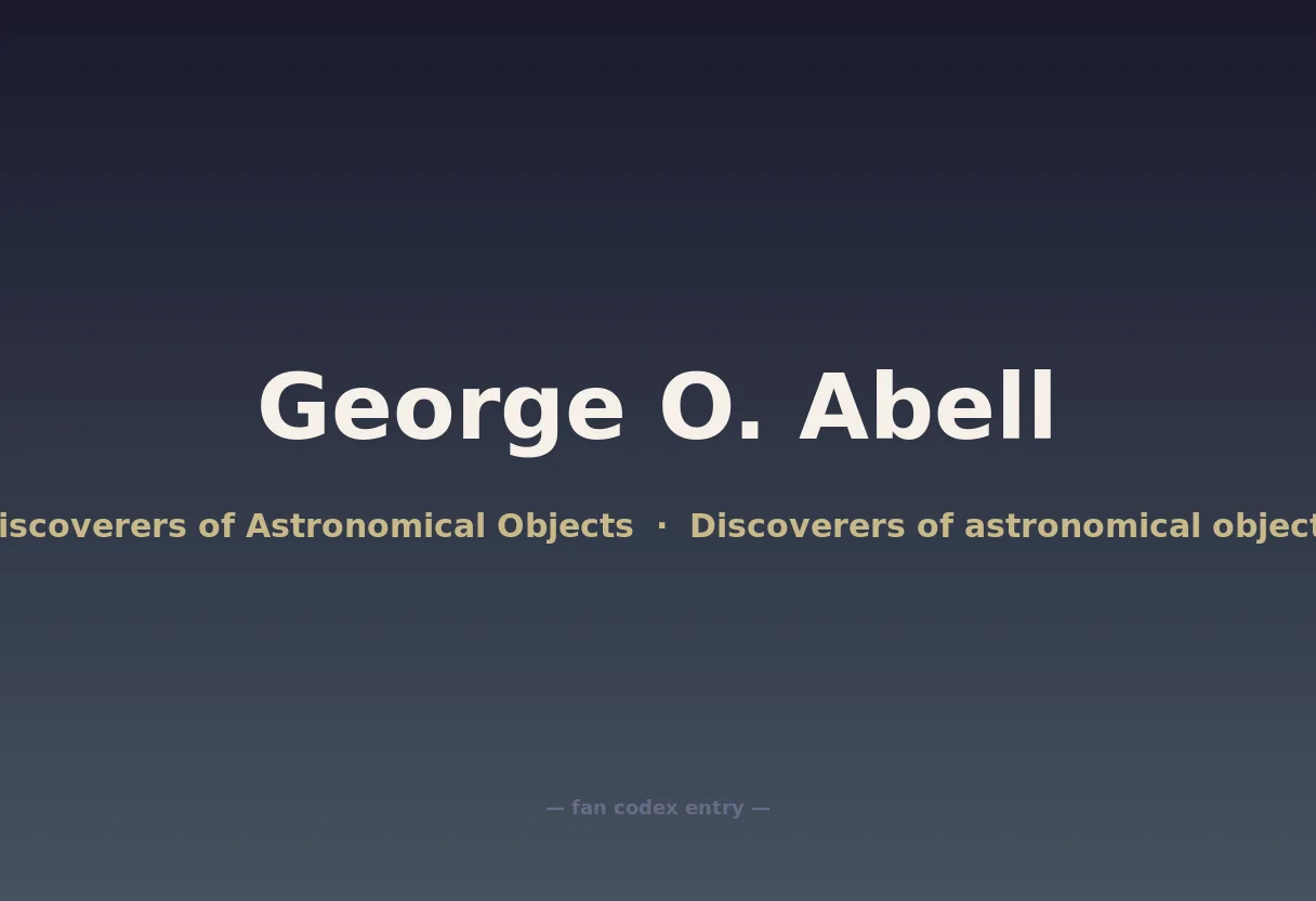 George O. Abell