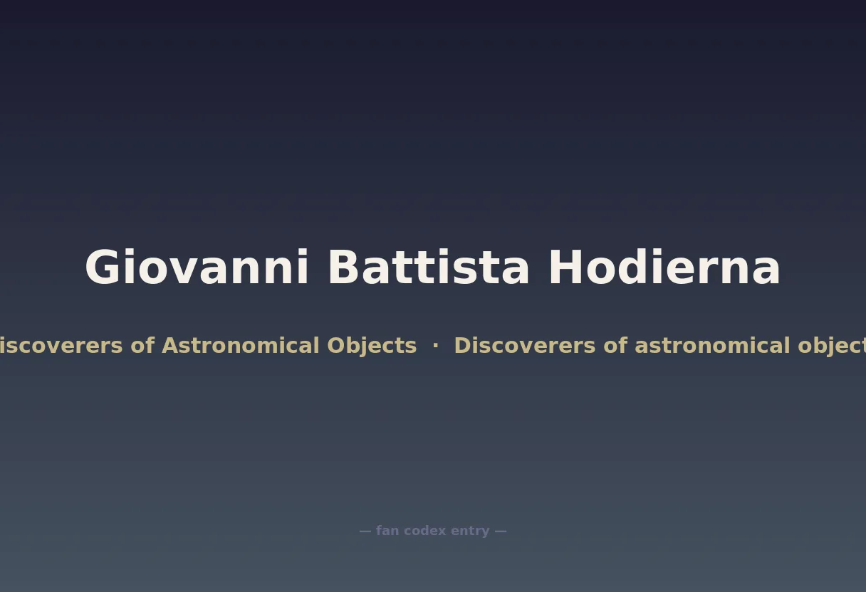 Giovanni Battista Hodierna