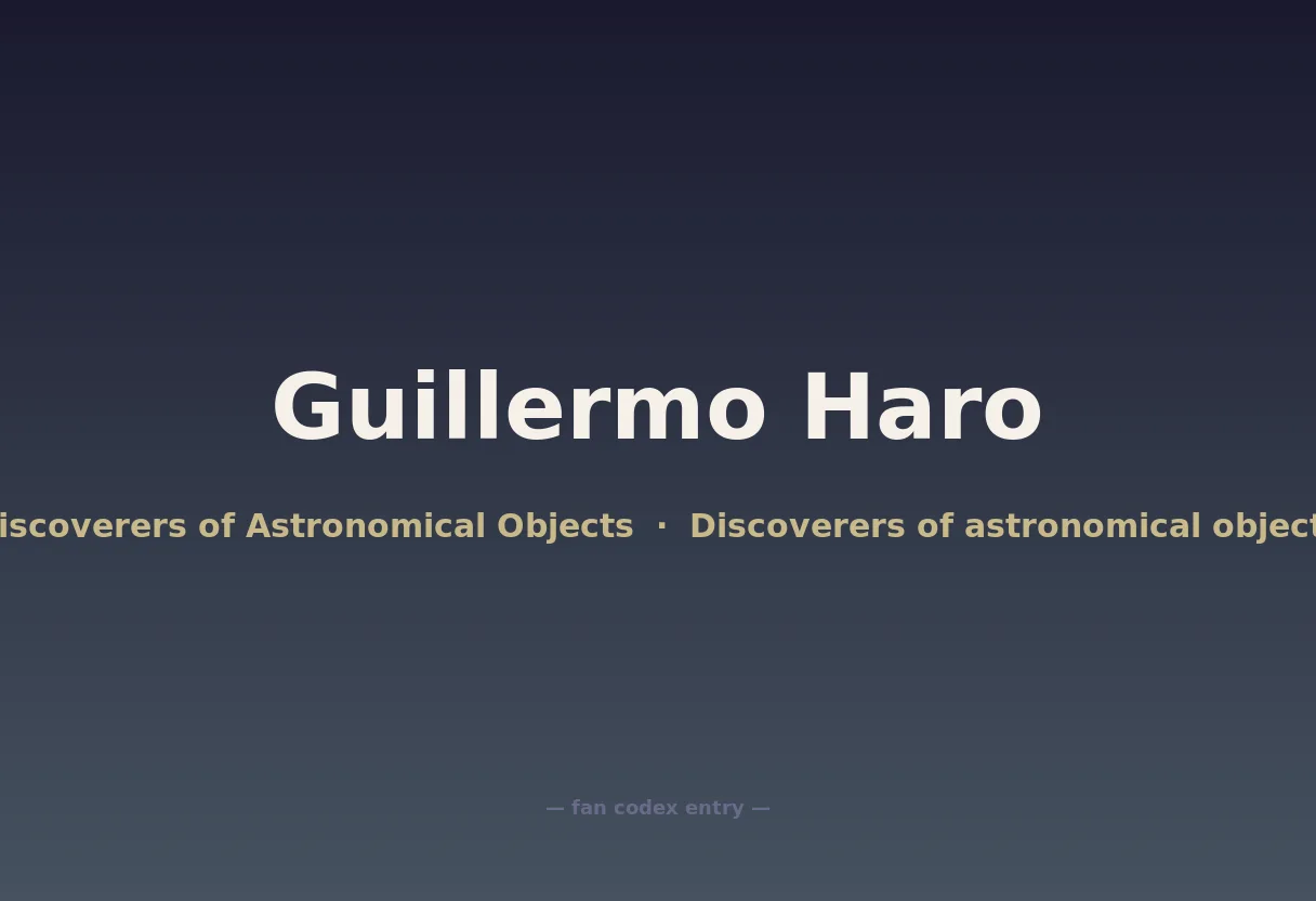 Guillermo Haro