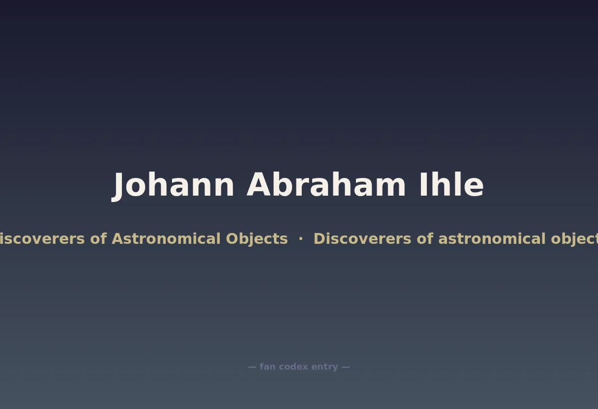 Johann Abraham Ihle