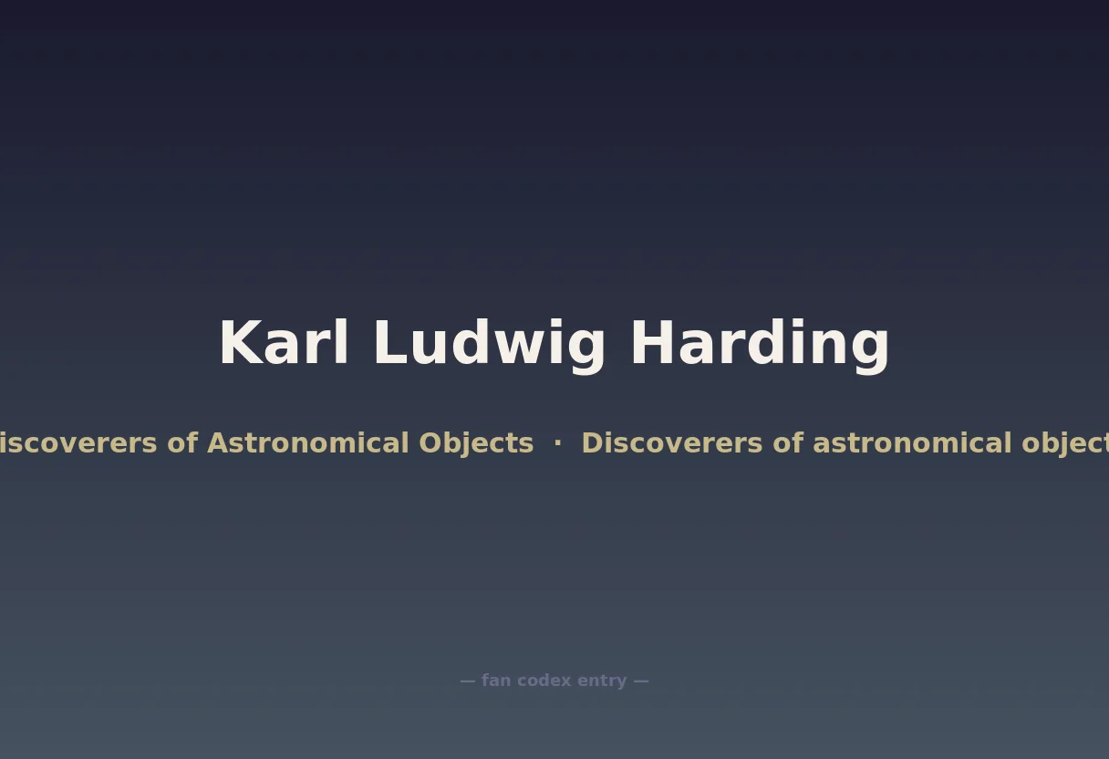 Karl Ludwig Harding