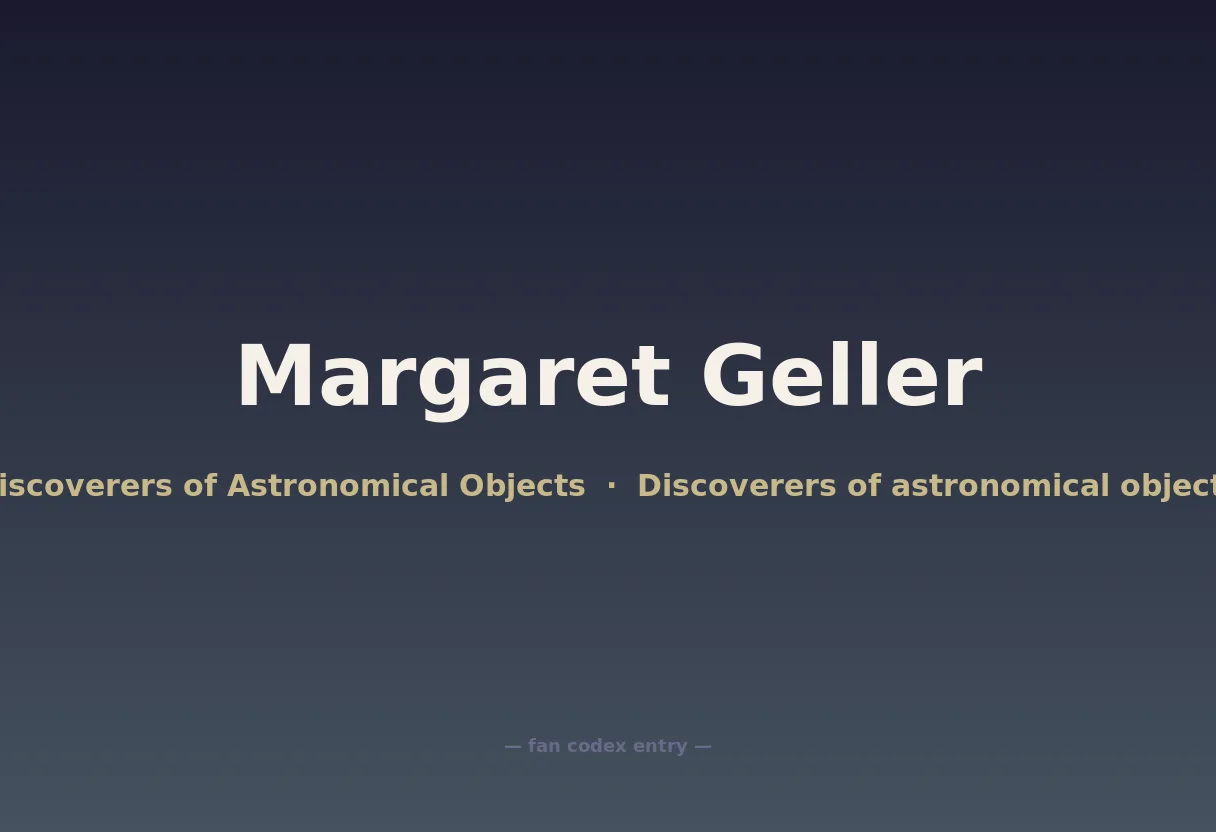 Margaret Geller