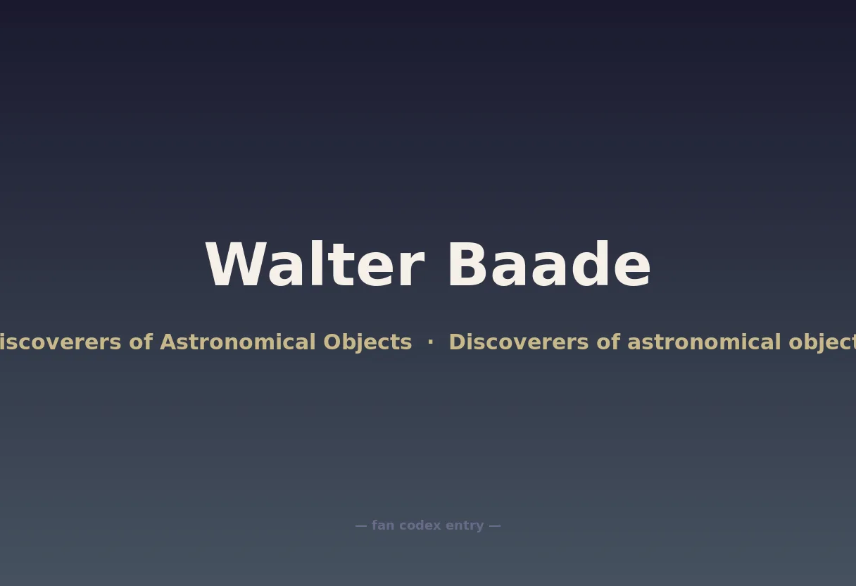 Walter Baade