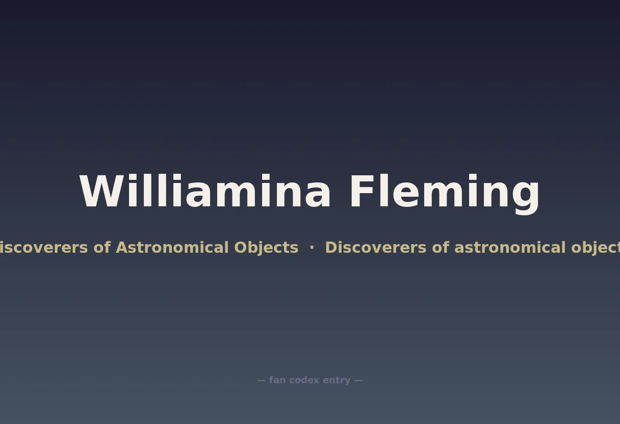 Williamina Fleming