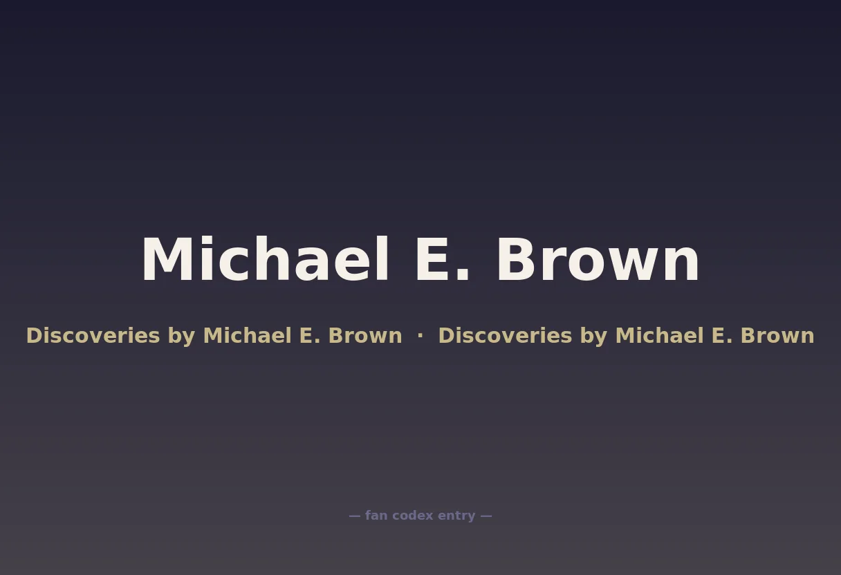 Michael E. Brown