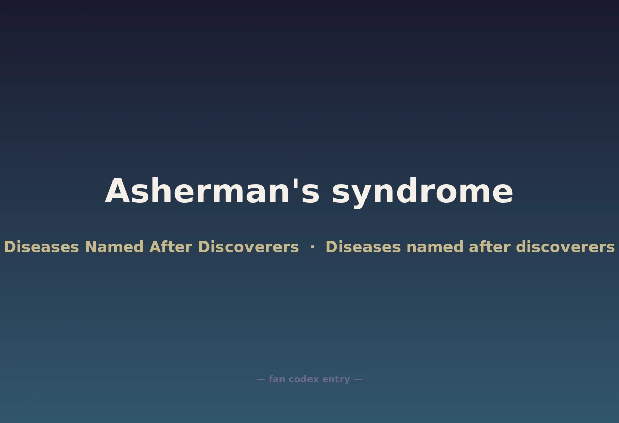 Asherman's syndrome