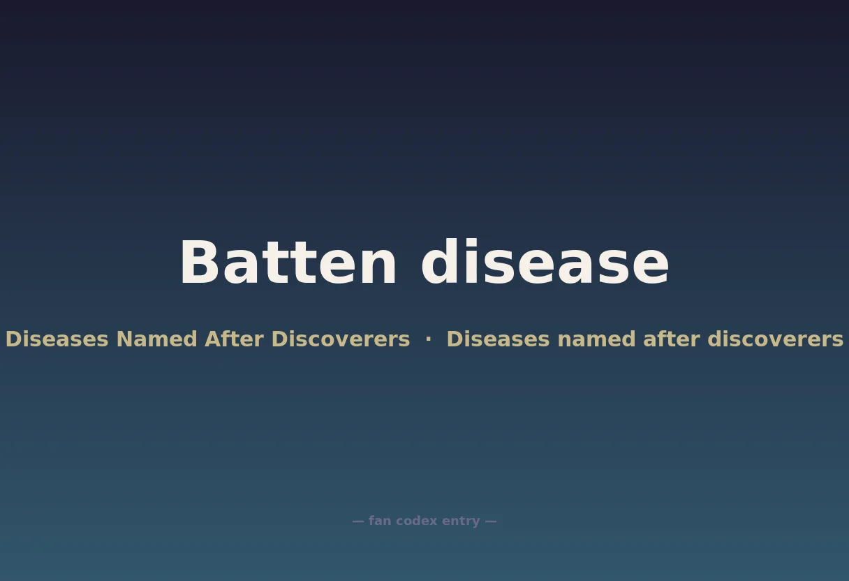 Batten disease