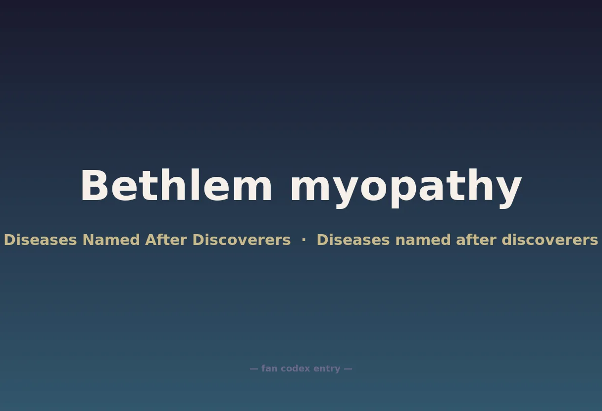Bethlem myopathy
