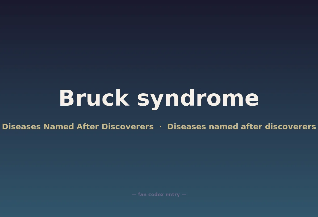 Bruck syndrome