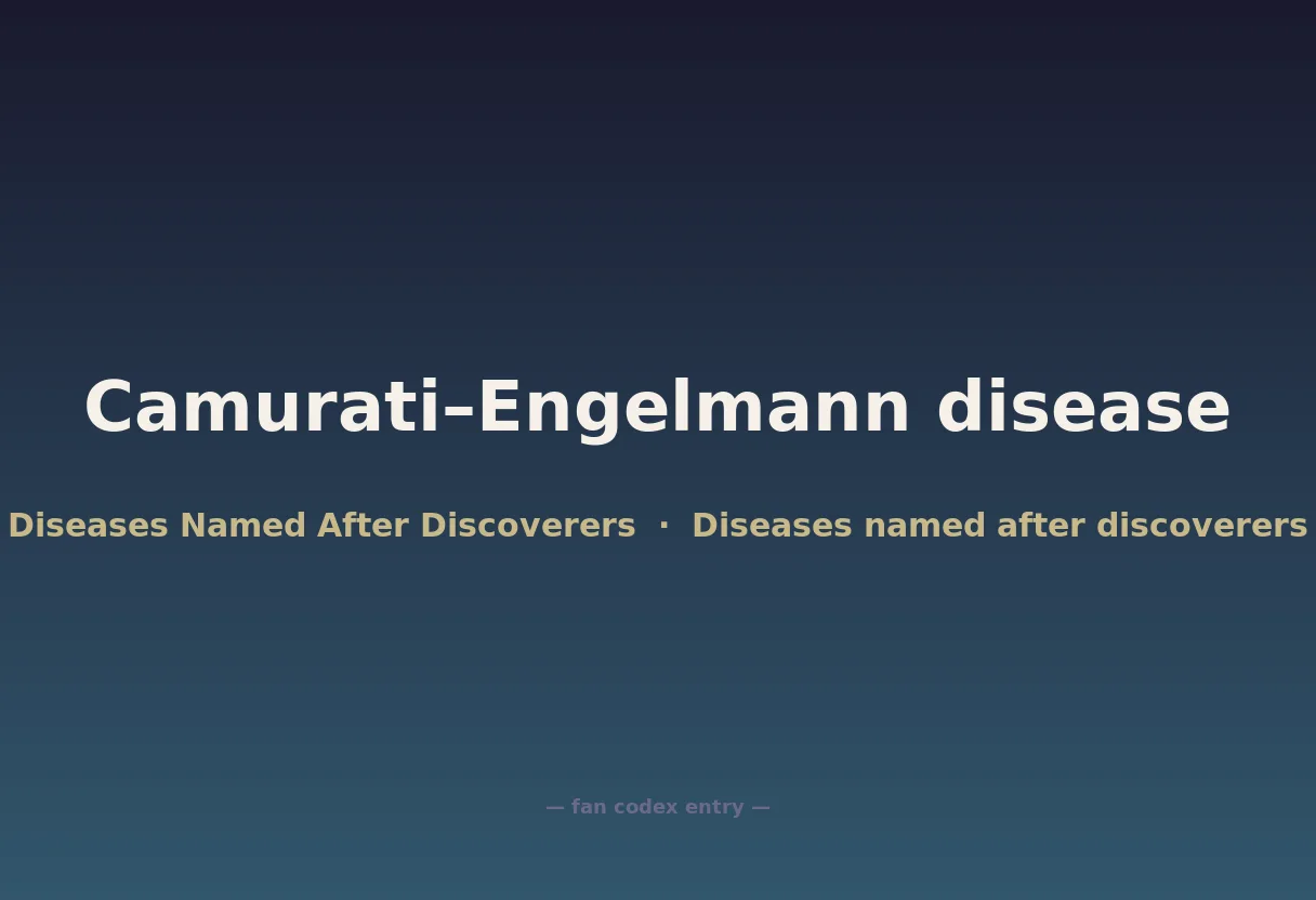 Camurati–Engelmann disease