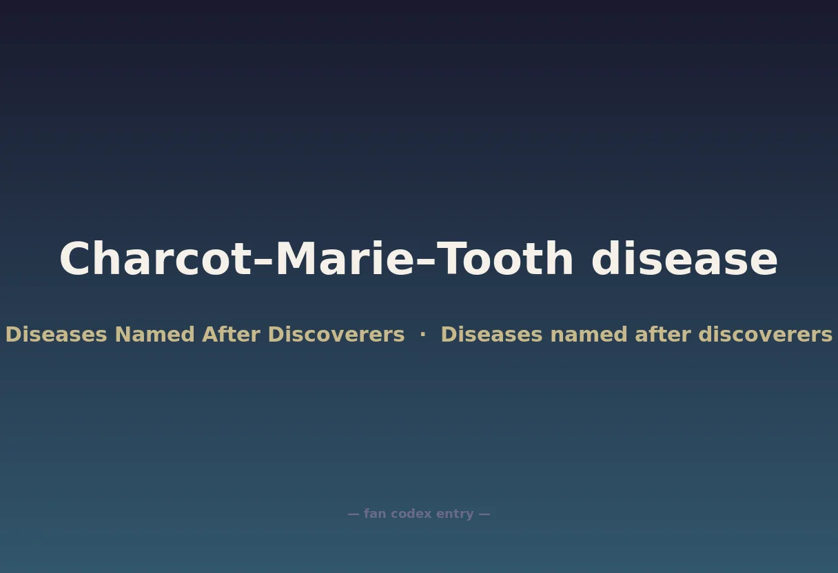 Charcot–Marie–Tooth disease