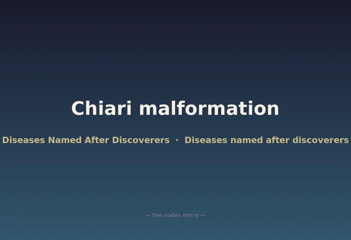 Chiari malformation