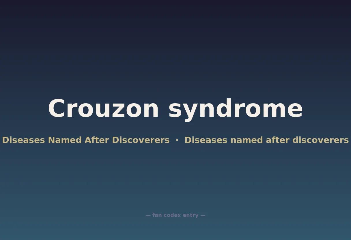 Crouzon syndrome