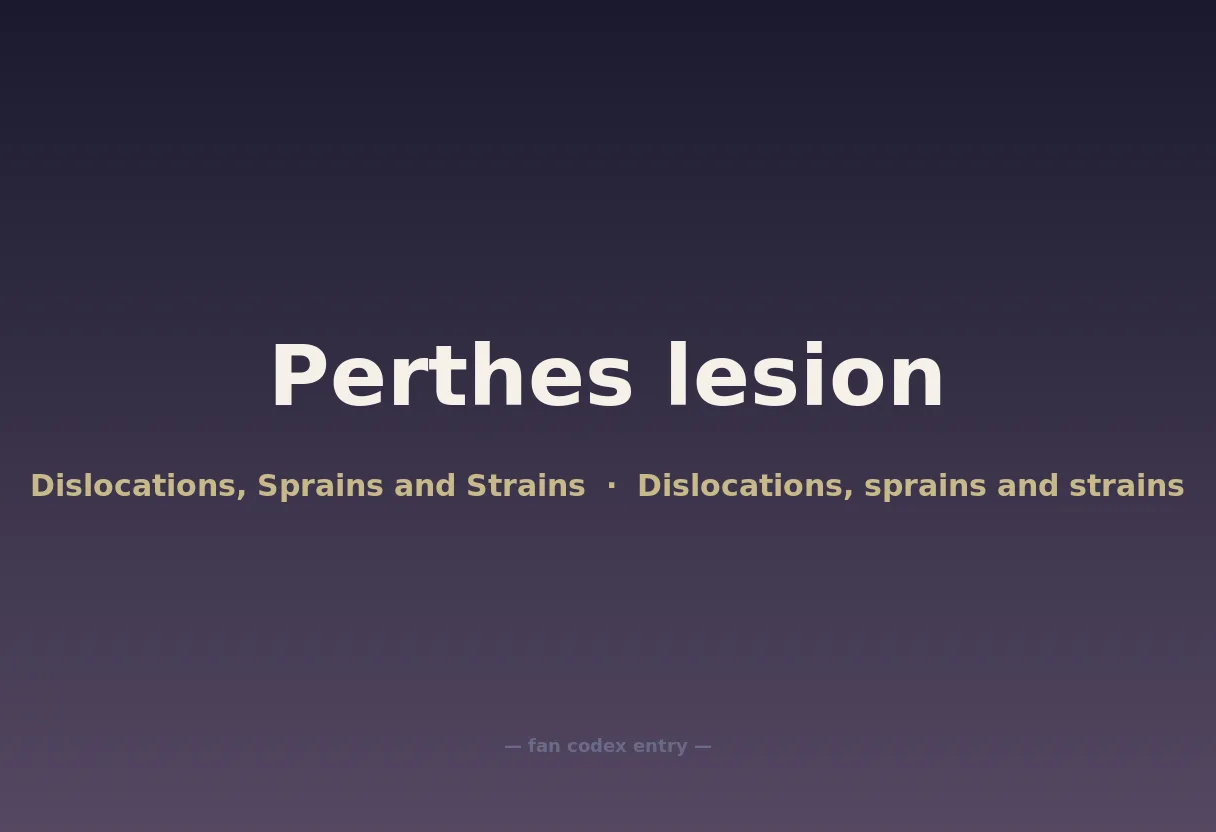 Perthes lesion