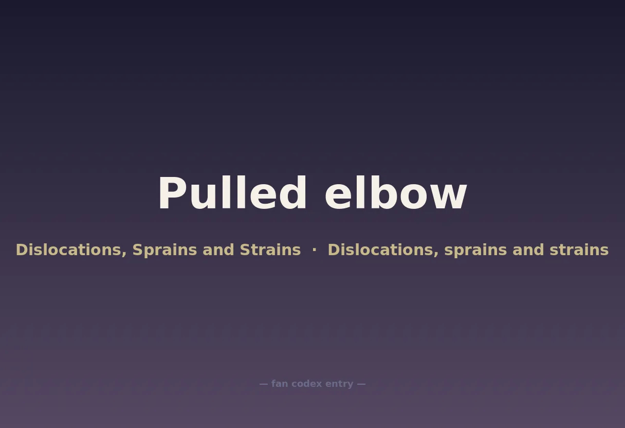 Pulled elbow