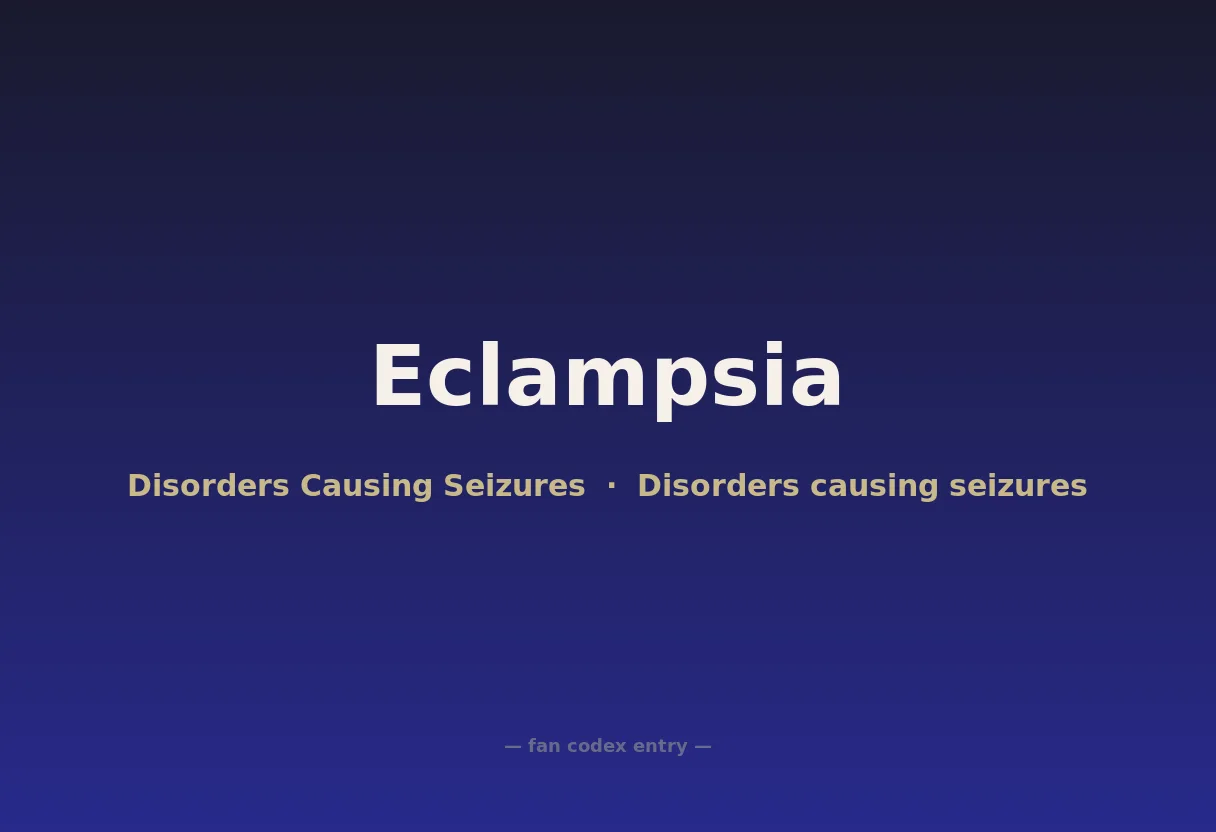 Eclampsia