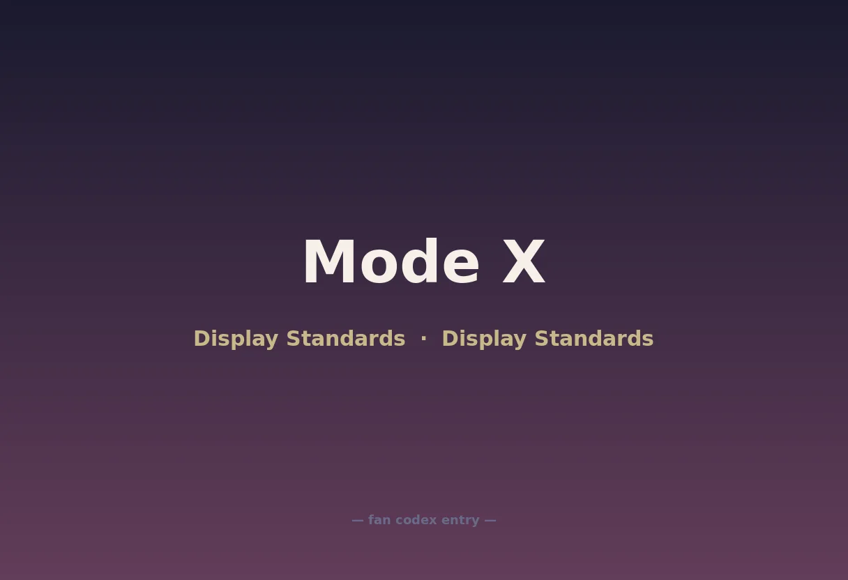 Mode X