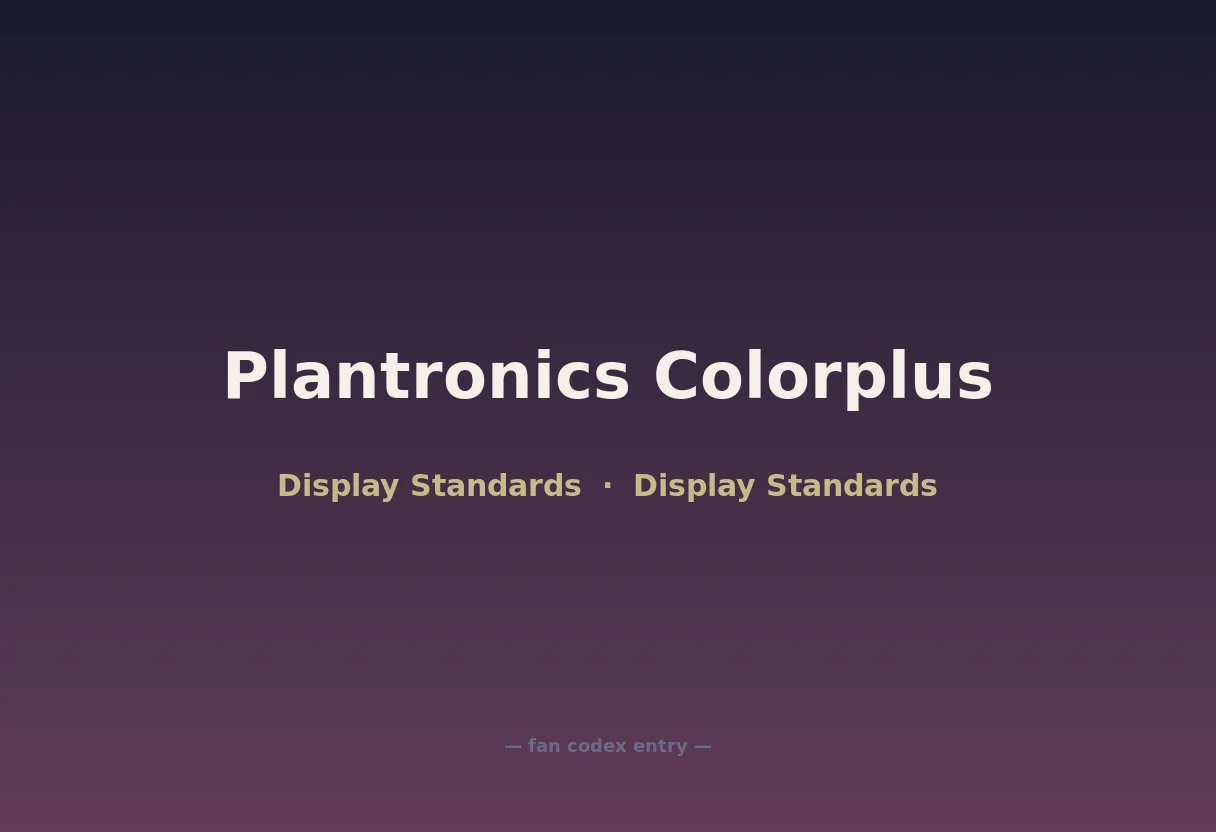Plantronics Colorplus
