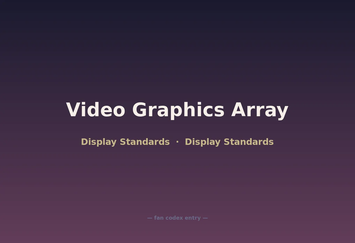 Video Graphics Array