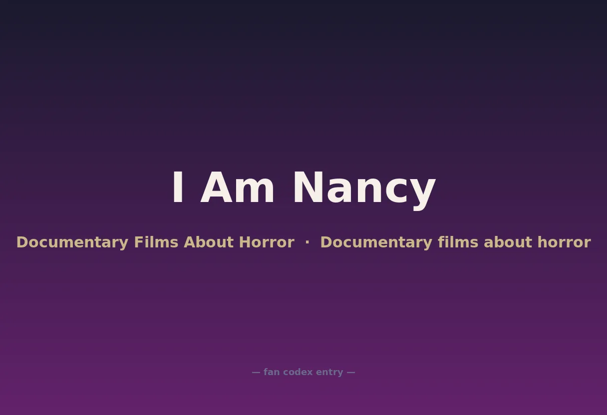 I Am Nancy