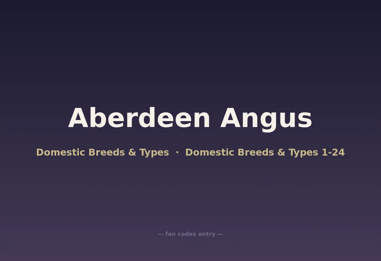 Aberdeen Angus