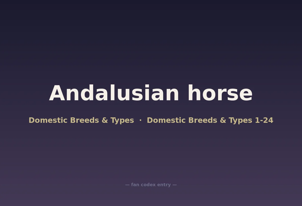 Andalusian horse