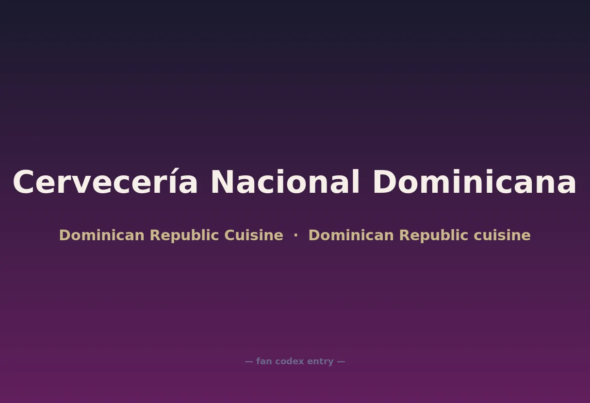 Cervecería Nacional Dominicana
