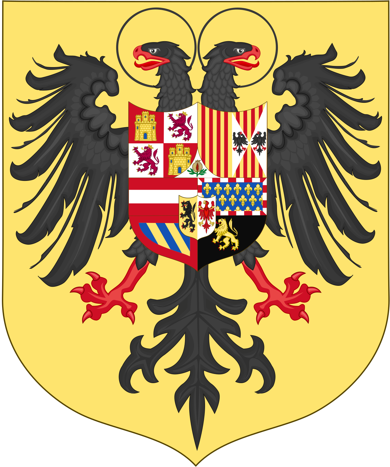 Coat of arms of Charles V, Holy Roman Emperor