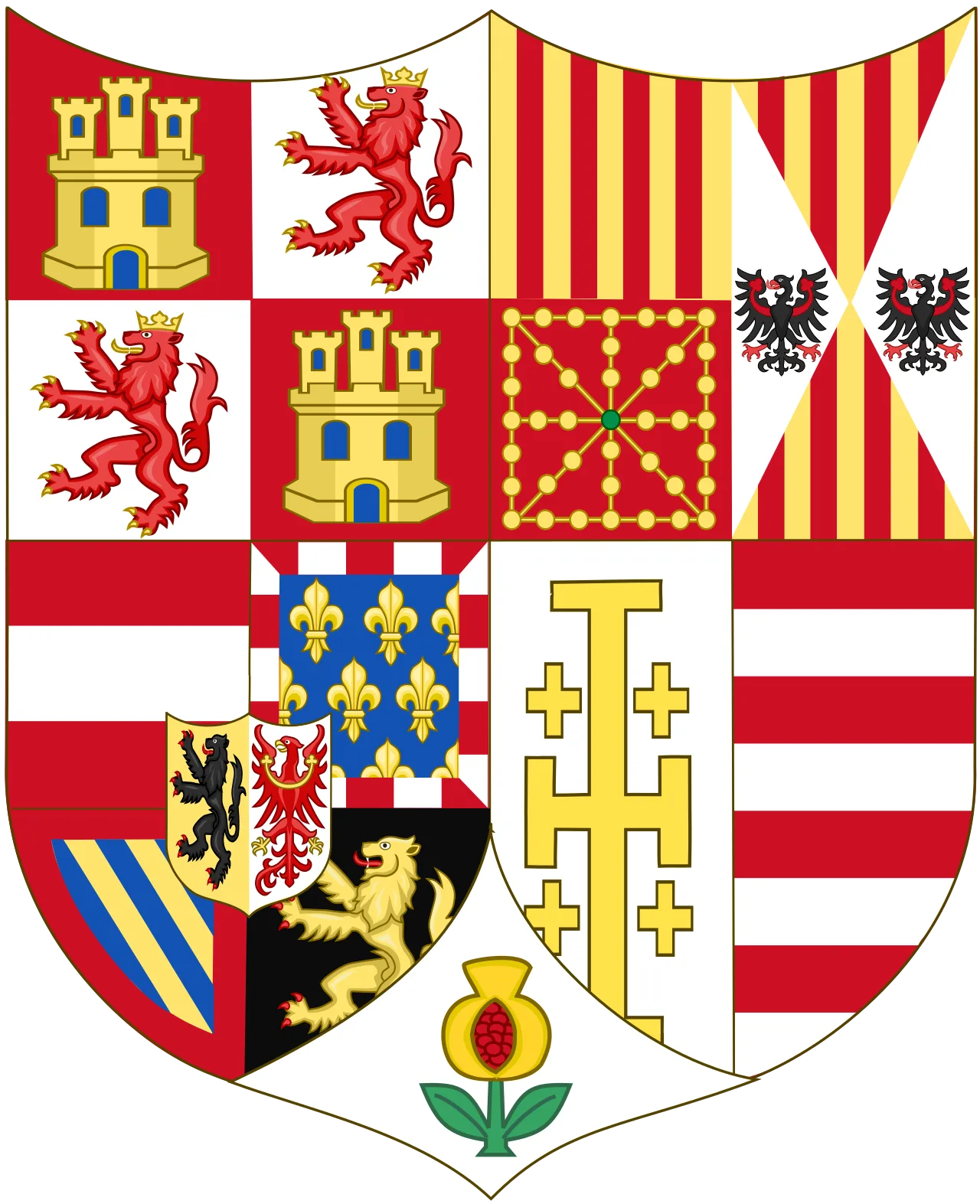 Coat of arms of Charles V, Holy Roman Emperor