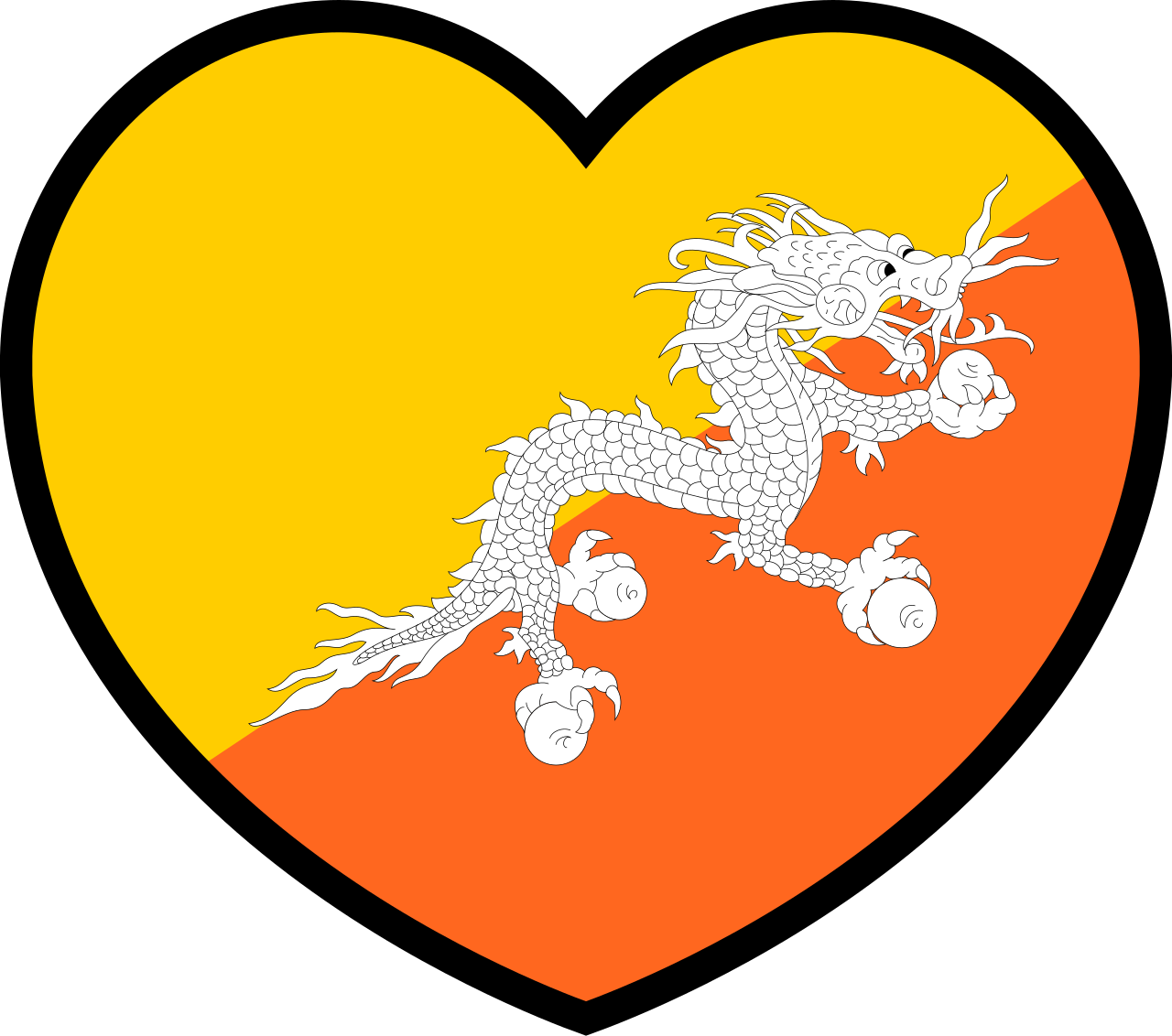 Flag of Bhutan