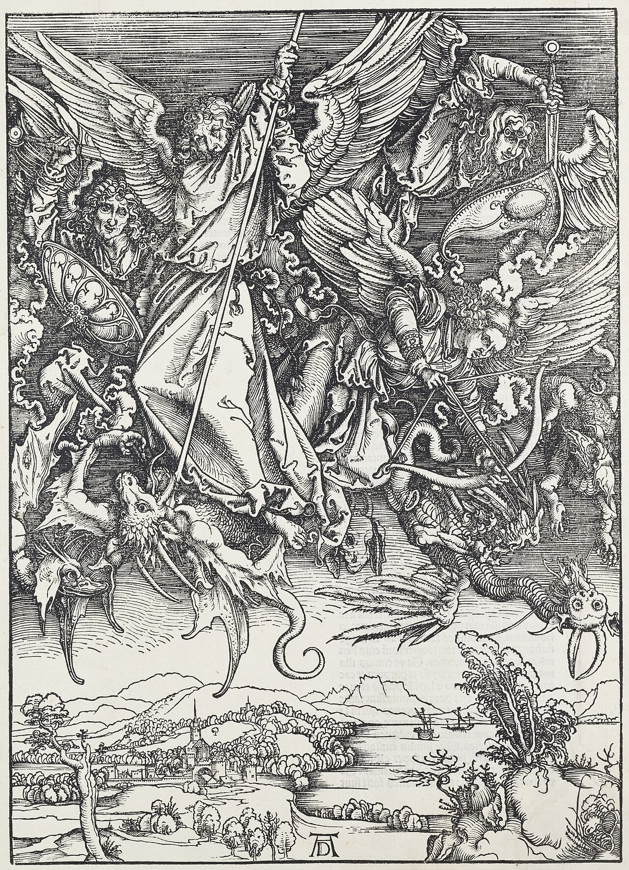 Saint Michael Fighting the Dragon