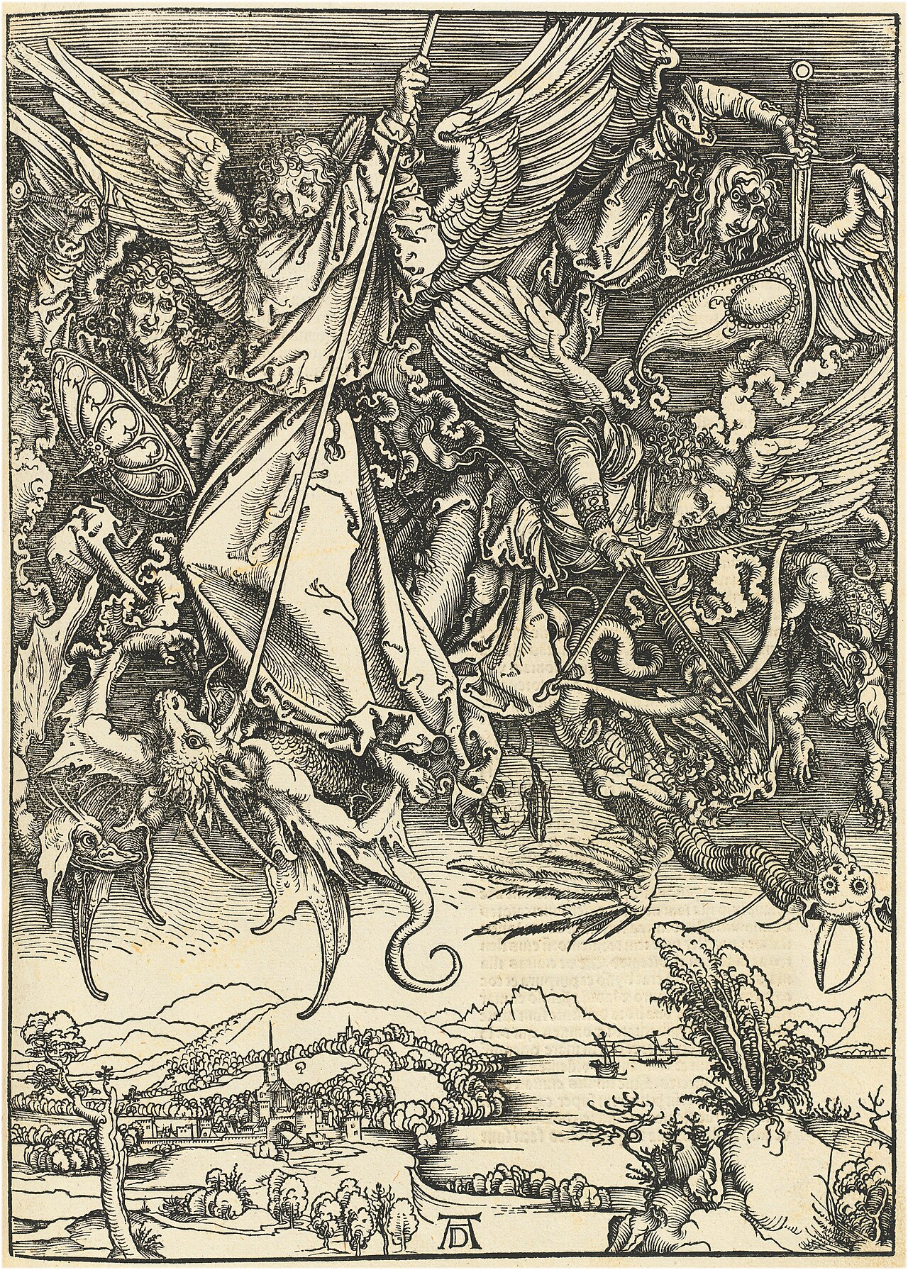 Saint Michael Fighting the Dragon