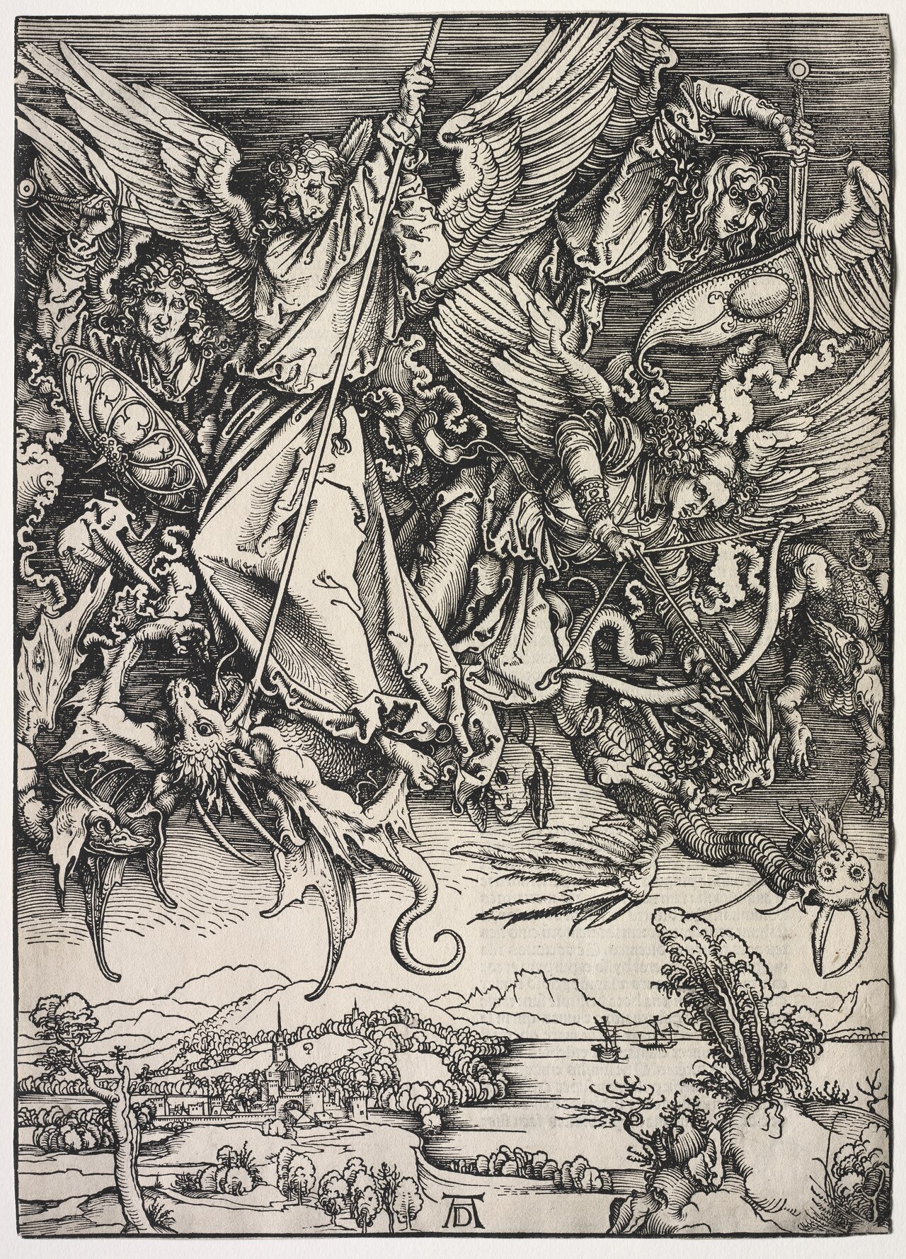 Saint Michael Fighting the Dragon