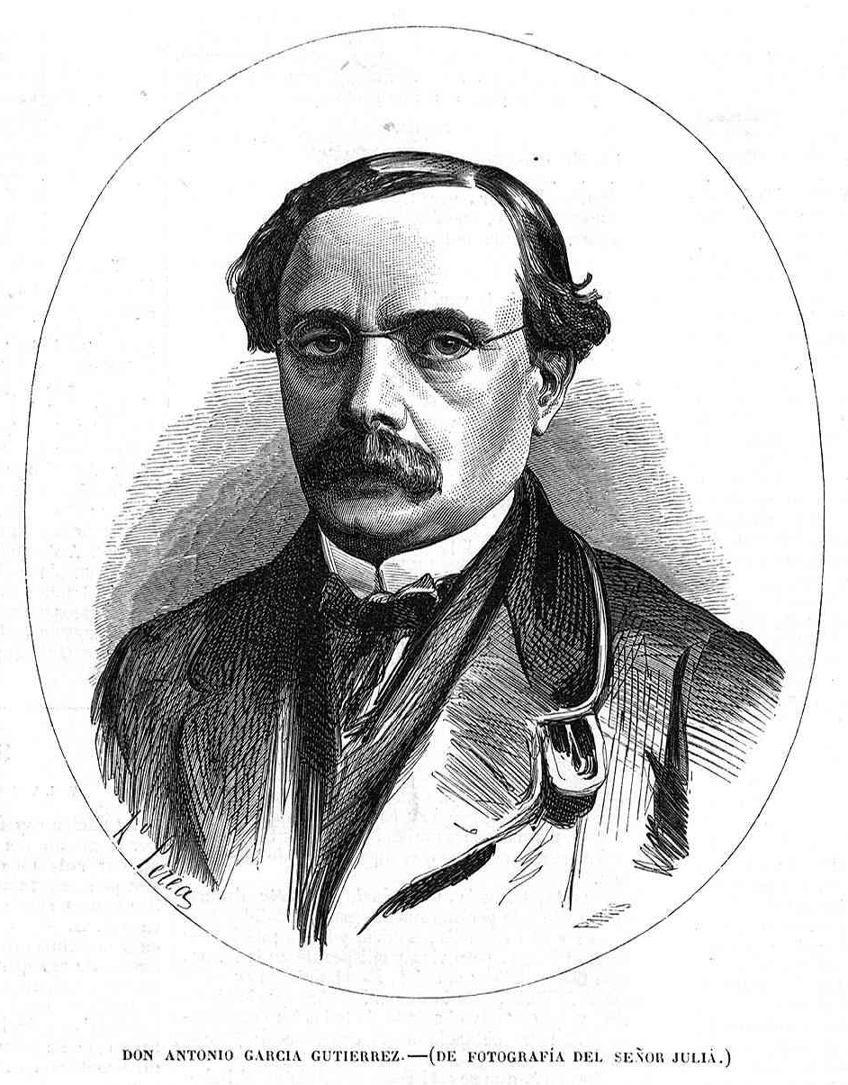 Don Antonio García Gutiérrez, de fotografía del señor Juliá