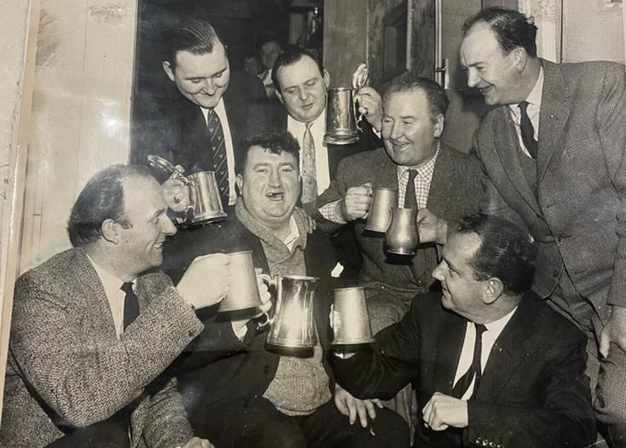 Brendan Behan Drinking
