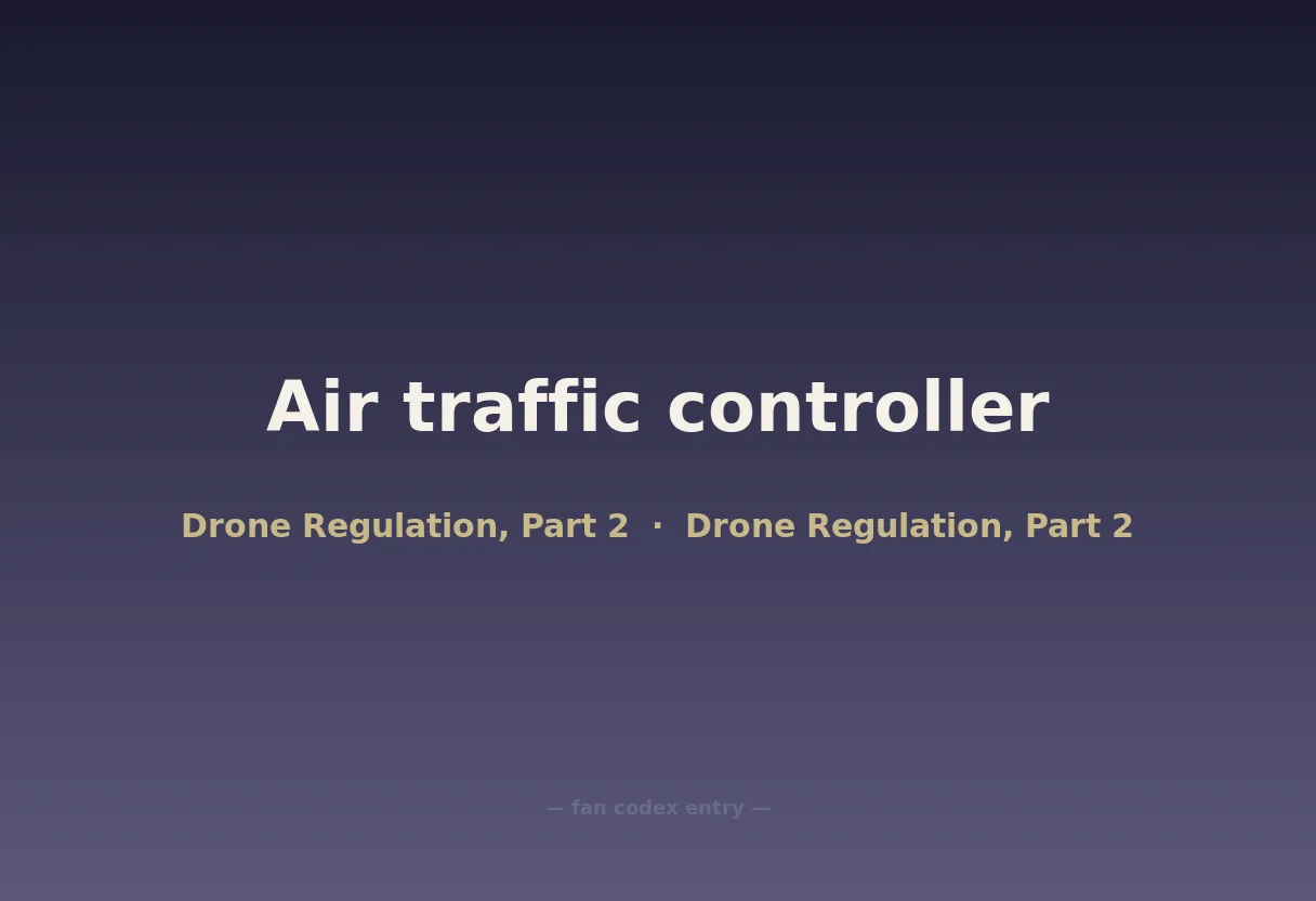 Air traffic controller