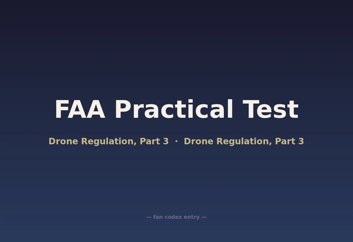 FAA Practical Test