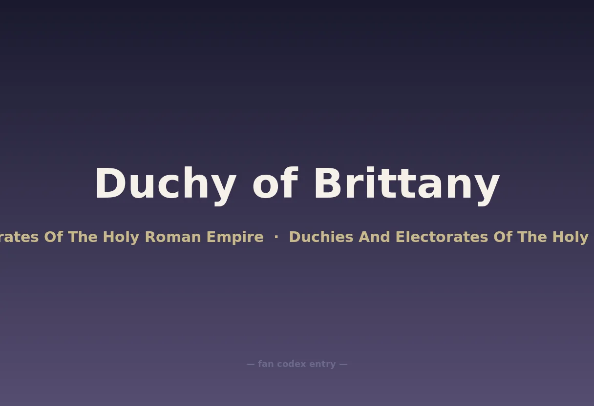 Duchy of Brittany
