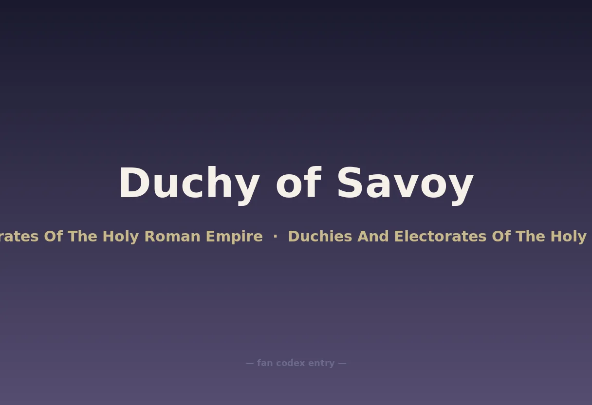 Duchy of Savoy