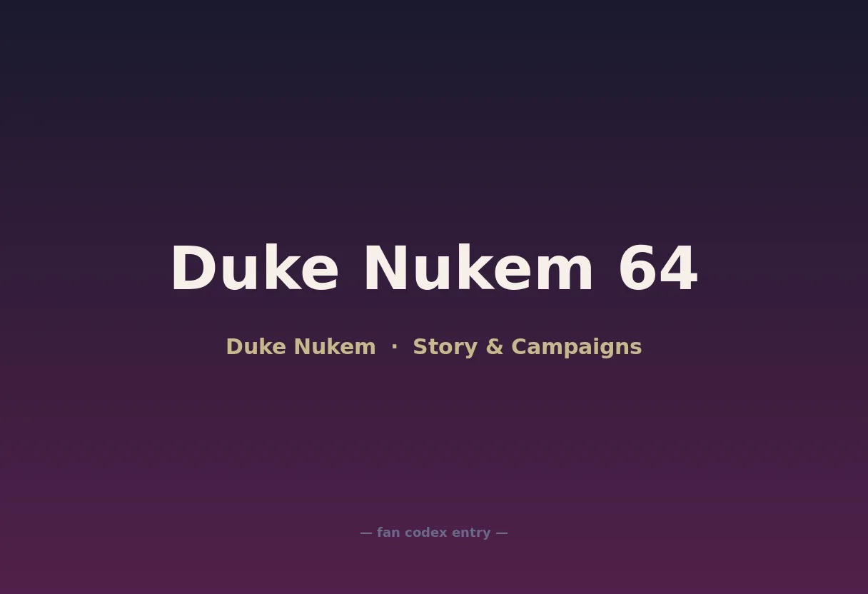 Duke Nukem 64