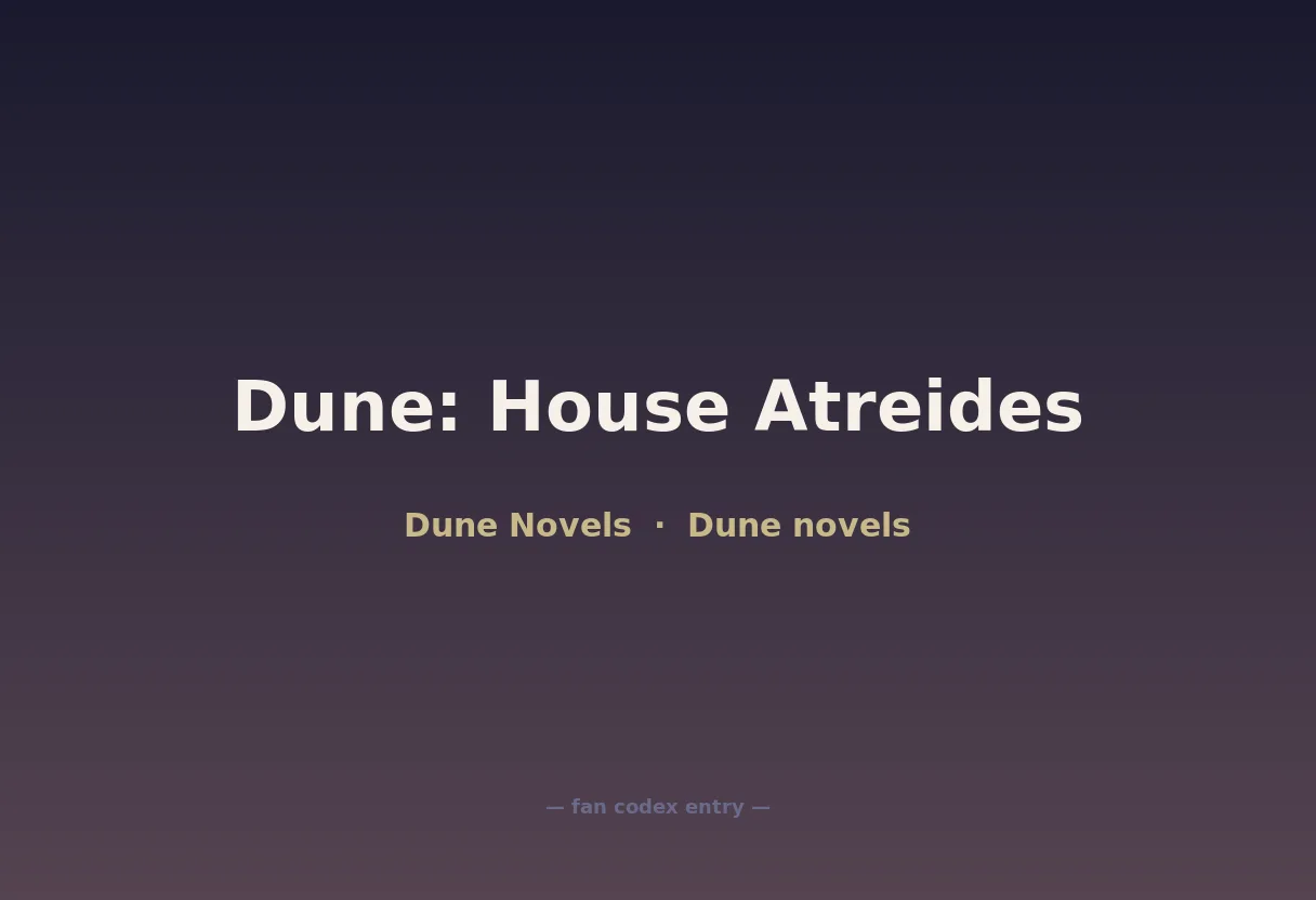 Dune: House Atreides