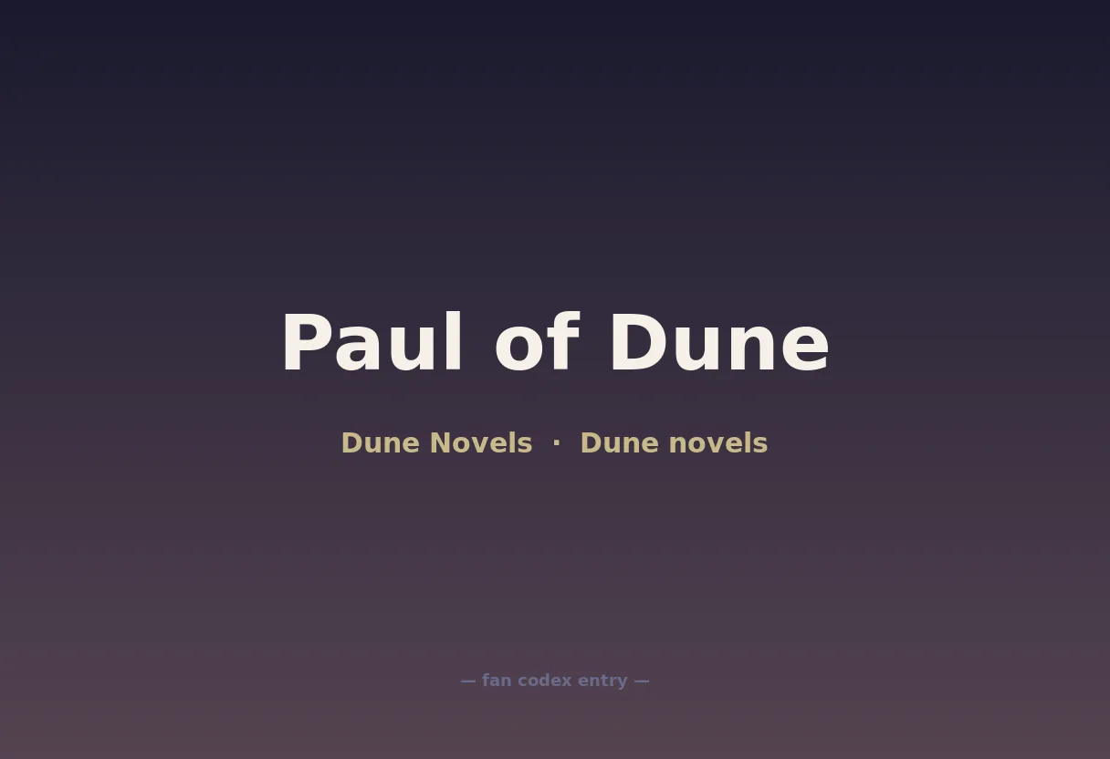 Paul of Dune