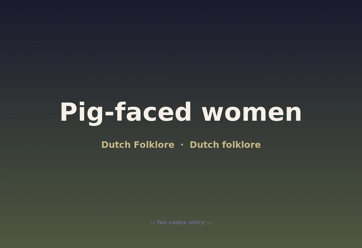 Pig-faced women