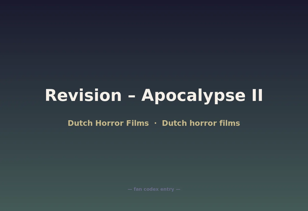 Revision – Apocalypse II